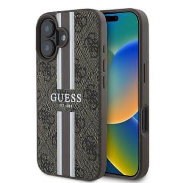 Guess Hardcase 4G MagSafe smeđa maskica za iPhone 16 Plus