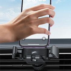 Awei AWEI gravitacijski nosač za auto X39 za ventilacijsku rešetku, crni/black