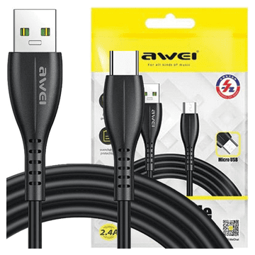 Awei Awei Usb-C Na Usb Kabel Za Telefon I Računalo 1M Kabel Za Brzo Punjenje