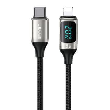USAMS USB-C na Lightning kabel 1,2 m 20 W brzo punjenje, bijeli