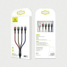 INNA Usams 4-U-1 Kabel Za Mobitele Na Lightning Micro Usb Usb-C 1,2 M 3 A