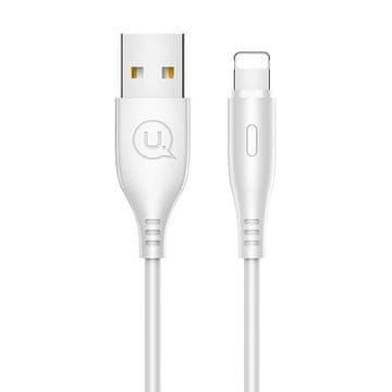 USAMS kabel U18 lightning 2A brzo punjenje 1m bijelo/bijelo SJ266USB02 (US-SJ266)