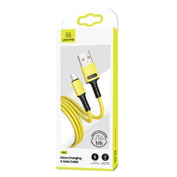 USAMS USAMS kabel U52 microUSB 2A brzo punjenje 1m žuti SJ435USB03 (US-SJ435)