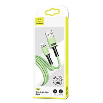 USAMS kabel U52 lightning 2A brzo punjenje 1m zeleno/zeleni SJ434USB02 (US-SJ434)