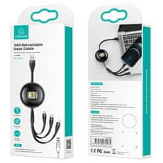 INNA Usams 3-U-1 Kabel Za Lightning Microusb Usb-C Za Brzo Punjenje Telefona