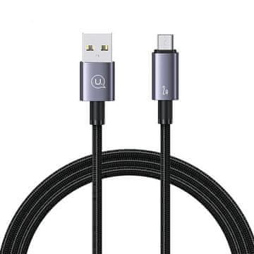 USAMS USB na Micro-USB kabel 2A 1.2m Brzo punjenje Čelik/Tarnish SJ668USB01 (US-SJ668)