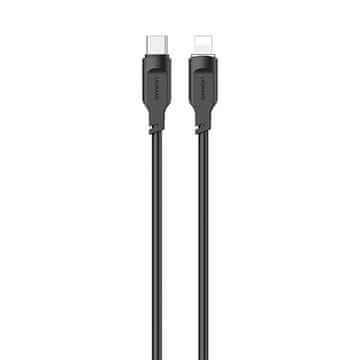USAMS USB-C na Lightning kabel 1,2 m za brzo punjenje, crni