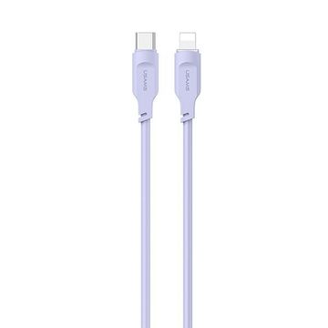 USAMS USB-C na Lightning kabel 1,2 m za brzo punjenje, ljubičasti