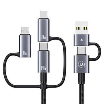 INNA Usams 6-U-1 Kabel Za Brzo Punjenje 240W Za Prijenosna Računala, Telefone, 2M Aluminijska Legura