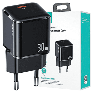 USAMS Usams 1Xusb-C Punjač T45 Mini Za Apple Mobilne Telefone 30W Pd3.0 Brzo Punjenje