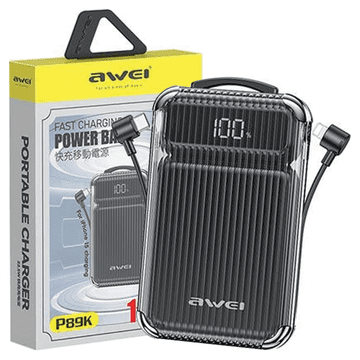 Awei Awei Powerbank P89K 10000Mah 22.5W Za Iphone 11 12 13 14 Pd Za Lightning