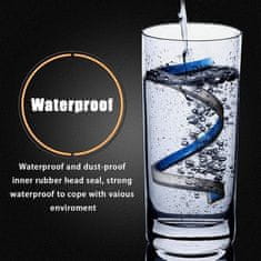 Netscroll LED trak za auto 60 cm, samoljepljivi, dnevna bijela svjetlost i sekvencijalna žuta za žmigavac, vodootporan, prilagodljiv, 2 kosa, AngelLux