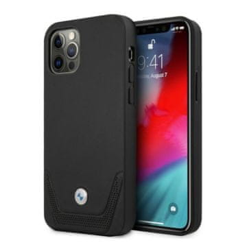 Bmw Bmw Futrola Za Iphone 12 Pro Max 6.7 Kožna S Perforiranim I Reljefnim Logom