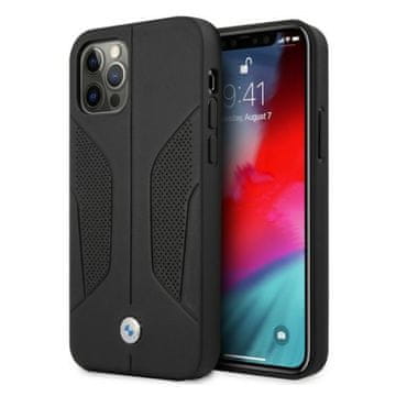 Bmw Bmw Futrola Za Iphone 12 12 Pro 6.1'' Tvrda Kožna Futrola S Perforiranim