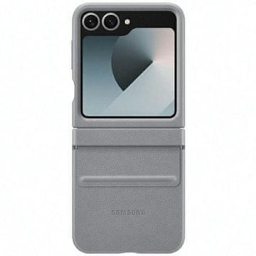 Samsung Galaxy Z Flip6 EKO-kožna maskica siva
