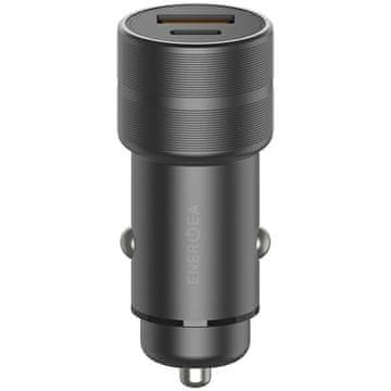 38W Power Delivery USB/USB-C auto punjač s brzim punjenjem, sivi