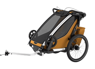 Thule Chariot Sport 2 Single prikolica za bicikl, prirodno zlato