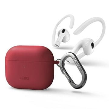 UNIQ Futrola za AirPods 3 Nexo kukice za uši crvene boje