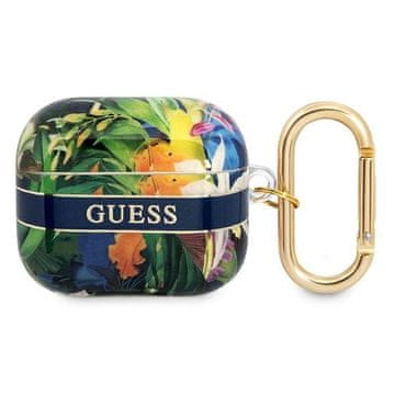 Guess Guess Airpods 3 Futrola Gua3Hhflb Za Slušalice S Cvjetnim Remenom