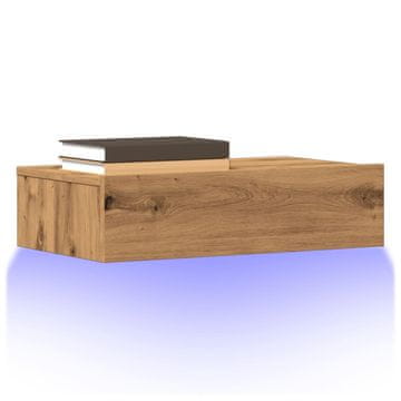Vidaxl TV ormarići s LED rasvjetom, 2 kom, Artisan hrast, 60x35x15,5 cm