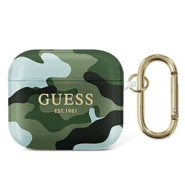 Guess Futrola za AirPods 3, Camo kolekcija, zelena