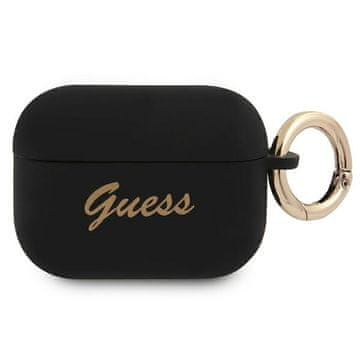 Guess Guess Airpods Pro Silikonska Futrola S Vintage Natpisom Za Apple