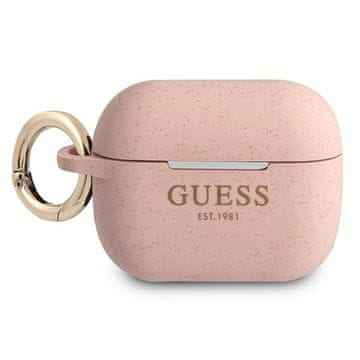 Guess silikonska glitter ružičasta futrola za AirPods Pro