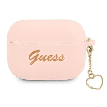 Guess Guess Futrola Za Airpods Pro Saafiano Natpisom S Metalnom Završnom Obradom