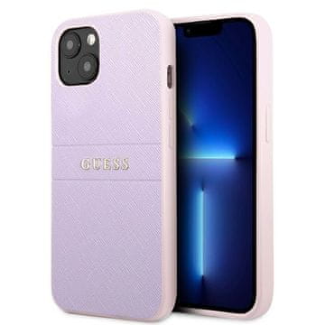 Guess Guess Futrola Za Iphone 13 Mini 5.4 Safiano Vrućim Pečatom I Metalnim Logom