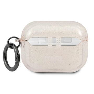 Karl Lagerfeld Karl Lagerfeld Klappukhgd Futrola Za Airpods Pro Zlatna Šljokica Karls Head
