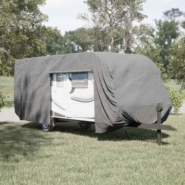 Vidaxl Navlaka za karavan, siva, 732 x 250 x 220 cm