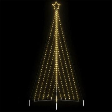 Vidaxl lampice za božićno drvce, 570 toplo bijelih LED dioda, 400 cm
