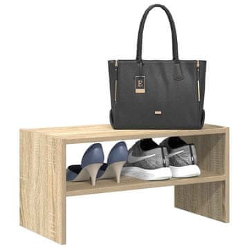 Vidaxl Slagajući stalak za cipele boje hrasta Sonoma 60x30x30,5 cm