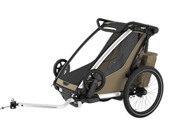Thule Chariot Cross 2 Single prikolica za bicikl, kaki boje