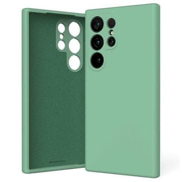 Mercury Silikonska maskica za Samsung Galaxy S24 Ultra zelena