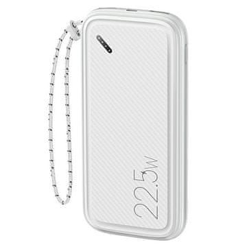 USAMS Powerbank PB56 10000mAh 22.5W2xQC3.0+PD Brzo punjenje bijela/bijela 10KCD15102 (US-CD151)