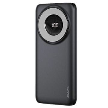 USAMS Powerbank PB62 10000mAh 20WQC3.0+PD Magnetski bežični brzi punjač crna/crna 10KCD17101 (US-CD171)