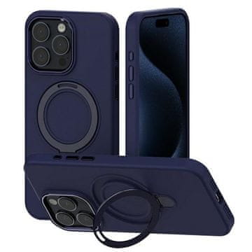 Mercury Silikonska maskica s MagSafe stalkom za iPhone 15 Plus, plava