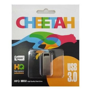 Cheetah USB 3.0 gepard USB memorijski ključ 32 GB, metalni, srebrni