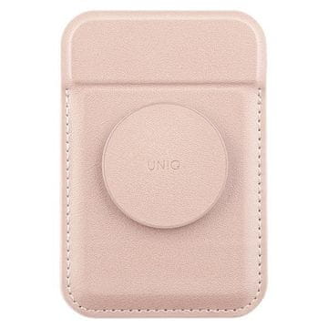 UNIQ Magnetski novčanik za iPhone Flixa MagSafe ružičasti