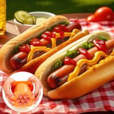 HOME & MARKER® Stiskalnik za ćevapčiće, kalup za 7 komada, praktični aparat za oblikovanje mesa | CEVAPMAKER