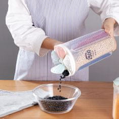 HOME & MARKER® Hermetički spremnik za hranu s četiri odjeljka, prozirna kutija | DIVERINO