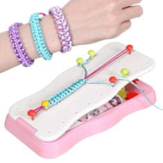 JOJOY® Komplet za domaće pletenje narukvica, Kreativni set za pletenje | BRAIDMAKER