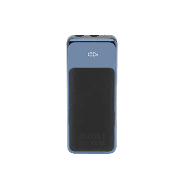 RivaCase VA1080 vanjska baterija powerbank 30.000 mAh 65W (također za prijenosnik) - crna