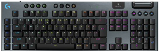 Logitech G915 X LightSpeed tipkovnica, GL Tactile, crna (920-012676)