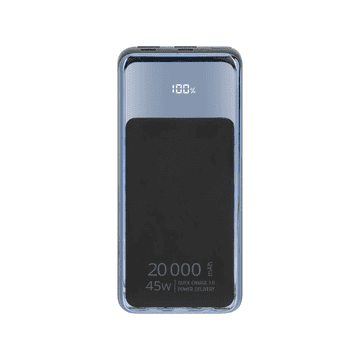 RivaCase VA1075 vanjska baterija powerbank 20.000 mAh 45W (također za prijenosnik) - crna