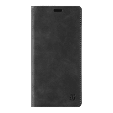 Tactical Taktička Velvet usnjena preklopna torbica za Honor 90 - crna