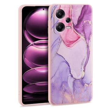 Onasi Silikonska maskica Marmor za Xiaomi Redmi Note 12s - roza