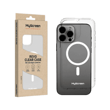Onasi My Screen Protector Silikonska maskica MagSafe za iPhone 15 Plus - prozoren (Anti Yelowing)