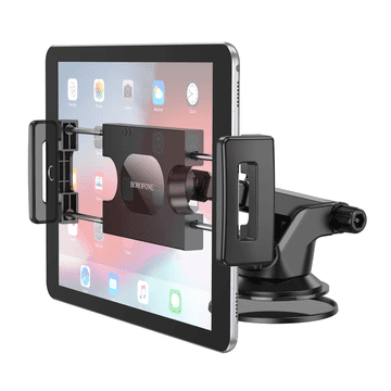 Borofone Silikonska maskica BH100 vakuumski za tablet i telefon (4,7-12,9 inča) - crna